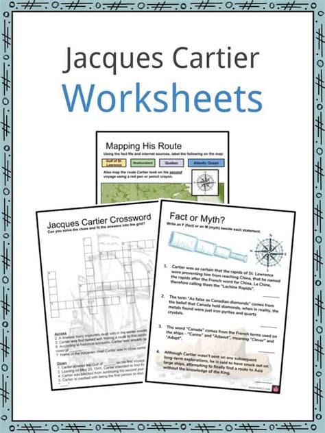 jacques cartier activity for kids.